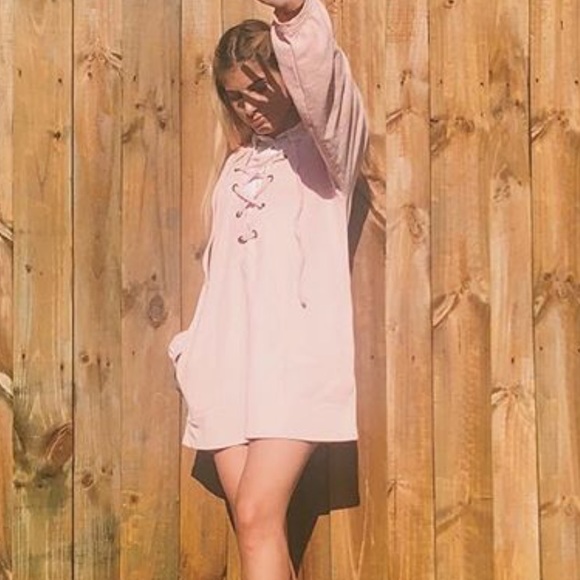 Free People Pink Wellington Tunic Pullover - Picture 3 of 3